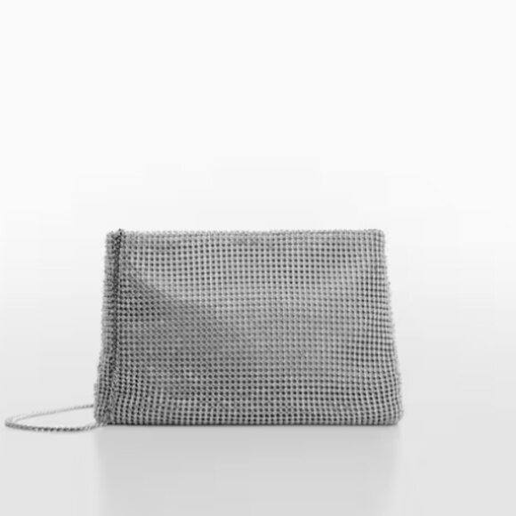 MANGO Rhinestone chain bag - Picture 1 of 2